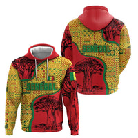 Senegal Hoodie with Baobab Tree and African Tribal Pattern Design - Wonder Print Shop