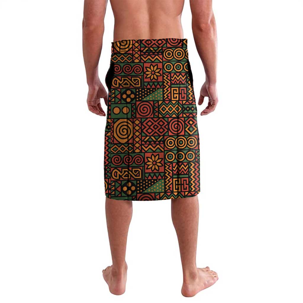 Senegal Lavalava with Baobab Tree and African Tribal Pattern Design - Wonder Print Shop