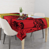 Senegal Tablecloth with Baobab Tree and African Tribal Pattern Design - Wonder Print Shop
