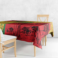 Senegal Tablecloth with Baobab Tree and African Tribal Pattern Design - Wonder Print Shop