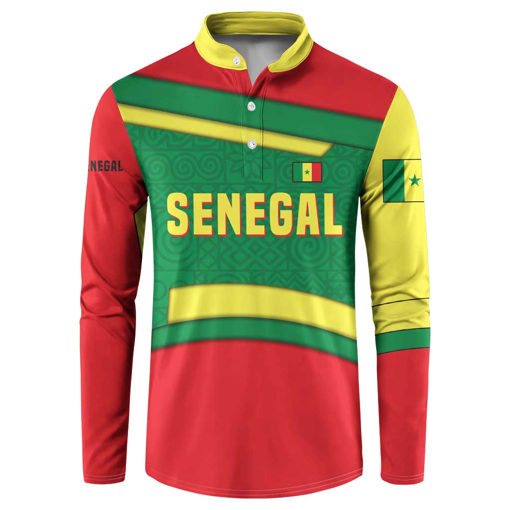 Senegal Button Sweatshirt with Flamingo Design and Rooted in Culture Slogan - Wonder Print Shop