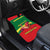 Senegal Car Mats with Flamingo Design and Rooted in Culture Slogan - Wonder Print Shop