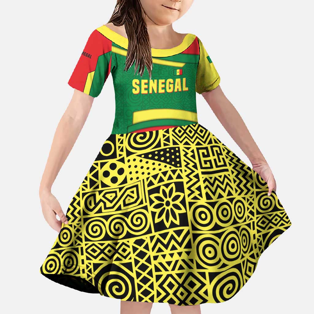 Senegal Family Matching Mermaid Dress and Hawaiian Shirt with Flamingo Design and Rooted in Culture Slogan - Wonder Print Shop
