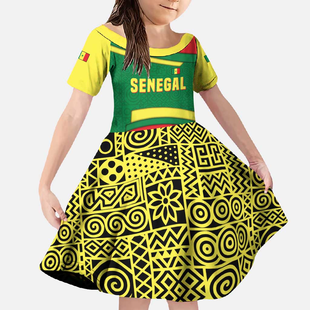 Senegal Family Matching Off Shoulder Maxi Dress and Hawaiian Shirt with Flamingo Design and Rooted in Culture Slogan - Wonder Print Shop