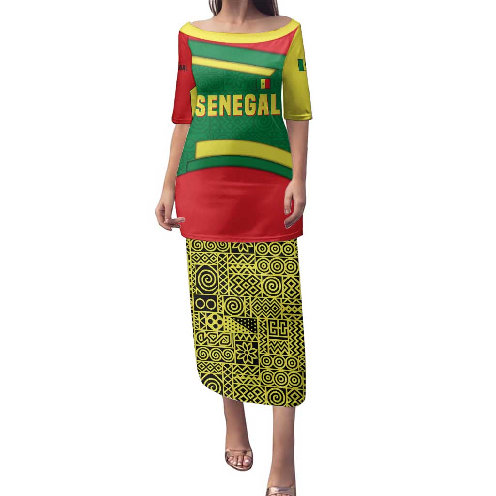 Senegal Family Matching Puletasi and Hawaiian Shirt with Flamingo Design and Rooted in Culture Slogan - Wonder Print Shop