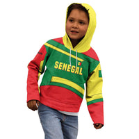 Senegal Kid Hoodie with Flamingo Design and Rooted in Culture Slogan - Wonder Print Shop