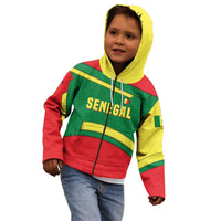 Senegal Kid Hoodie with Flamingo Design and Rooted in Culture Slogan - Wonder Print Shop