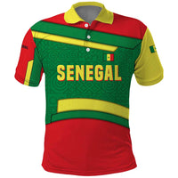 Senegal Polo Shirt with Flamingo Design and Rooted in Culture Slogan - Wonder Print Shop