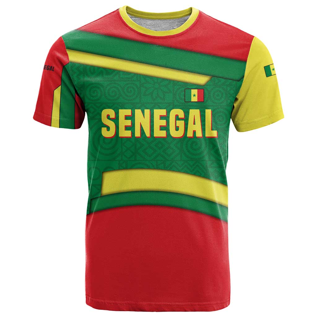 Senegal T Shirt with Flamingo Design and Rooted in Culture Slogan - Wonder Print Shop
