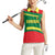Senegal Women Sleeveless Polo Shirt with Flamingo Design and Rooted in Culture Slogan - Wonder Print Shop