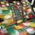 Senegal Back Car Seat Cover with Colorful Wildlife Graffiti and Nature Rises Roars Design - Wonder Print Shop
