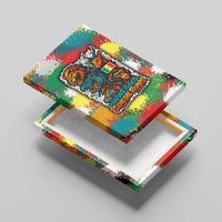 Senegal Canvas Wall Art with Colorful Wildlife Graffiti and Nature Rises Roars Design - Wonder Print Shop