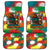 Senegal Car Mats with Colorful Wildlife Graffiti and Nature Rises Roars Design - Wonder Print Shop