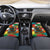 Senegal Car Mats with Colorful Wildlife Graffiti and Nature Rises Roars Design - Wonder Print Shop