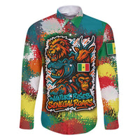 Senegal Family Matching Puletasi and Hawaiian Shirt with Colorful Wildlife Graffiti and Nature Rises Roars Design - Wonder Print Shop