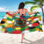 Senegal Sarong with Colorful Wildlife Graffiti and Nature Rises Roars Design - Wonder Print Shop