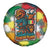 Senegal Spare Tire Cover with Colorful Wildlife Graffiti and Nature Rises Roars Design - Wonder Print Shop