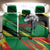 Senegal Back Car Seat Cover with Bold Eagle Graphic and Brushstroke Flag Colors Design - Wonder Print Shop