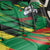Senegal Back Car Seat Cover with Bold Eagle Graphic and Brushstroke Flag Colors Design - Wonder Print Shop