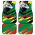 Senegal Car Mats with Bold Eagle Graphic and Brushstroke Flag Colors Design - Wonder Print Shop