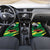 Senegal Car Mats with Bold Eagle Graphic and Brushstroke Flag Colors Design - Wonder Print Shop