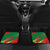 Senegal Car Mats with Bold Eagle Graphic and Brushstroke Flag Colors Design - Wonder Print Shop
