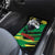 Senegal Car Mats with Bold Eagle Graphic and Brushstroke Flag Colors Design - Wonder Print Shop