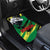 Senegal Car Mats with Bold Eagle Graphic and Brushstroke Flag Colors Design - Wonder Print Shop