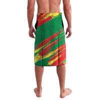 Senegal Lavalava with Bold Eagle Graphic and Brushstroke Flag Colors Design - Wonder Print Shop