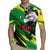 Senegal Rugby Jersey with Bold Eagle Graphic and Brushstroke Flag Colors Design - Wonder Print Shop