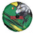 Senegal Spare Tire Cover with Bold Eagle Graphic and Brushstroke Flag Colors Design - Wonder Print Shop