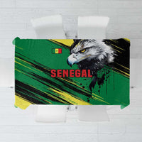 Senegal Tablecloth with Bold Eagle Graphic and Brushstroke Flag Colors Design - Wonder Print Shop