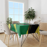 Senegal Tablecloth with Bold Eagle Graphic and Brushstroke Flag Colors Design - Wonder Print Shop