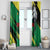 Senegal Window Curtain with Bold Eagle Graphic and Brushstroke Flag Colors Design - Wonder Print Shop