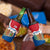 Netherlands Amsterdam 4 in 1 Can Cooler Tumbler with Colorful Canal Houses and National Flag Design - Wonder Print Shop