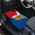 Netherlands Amsterdam Car Mats with Colorful Canal Houses and National Flag Design - Wonder Print Shop