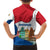 Netherlands Amsterdam Kid Hawaiian Shirt with Colorful Canal Houses and National Flag Design - Wonder Print Shop