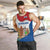 Netherlands Amsterdam Men Tank Top with Colorful Canal Houses and National Flag Design - Wonder Print Shop