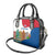 Netherlands Amsterdam Shoulder Handbag with Colorful Canal Houses and National Flag Design - Wonder Print Shop