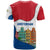 Netherlands Amsterdam T Shirt with Colorful Canal Houses and National Flag Design - Wonder Print Shop