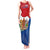 Netherlands Amsterdam Tank Maxi Dress with Colorful Canal Houses and National Flag Design - Wonder Print Shop