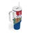 Netherlands Amsterdam Tumbler With Handle with Colorful Canal Houses and National Flag Design - Wonder Print Shop