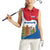 Netherlands Amsterdam Women Sleeveless Polo Shirt with Colorful Canal Houses and National Flag Design - Wonder Print Shop