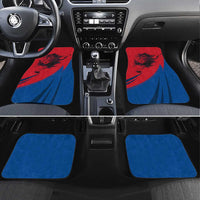 Netherlands Car Mats with Lion Graphic and Dutch Flag in Red and Blue Design - Wonder Print Shop
