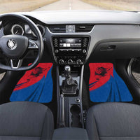 Netherlands Car Mats with Lion Graphic and Dutch Flag in Red and Blue Design - Wonder Print Shop