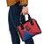 Netherlands Shoulder Handbag with Lion Graphic and Dutch Flag in Red and Blue Design - Wonder Print Shop
