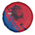 Netherlands Spare Tire Cover with Lion Graphic and Dutch Flag in Red and Blue Design - Wonder Print Shop