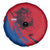 Netherlands Spare Tire Cover with Lion Graphic and Dutch Flag in Red and Blue Design - Wonder Print Shop