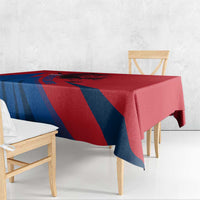 Netherlands Tablecloth with Lion Graphic and Dutch Flag in Red and Blue Design - Wonder Print Shop