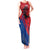 Netherlands Tank Maxi Dress with Lion Graphic and Dutch Flag in Red and Blue Design - Wonder Print Shop